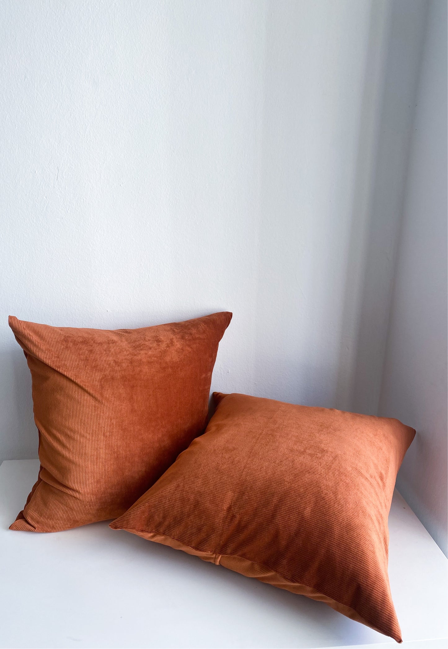 Terracotta Velvet Pillow