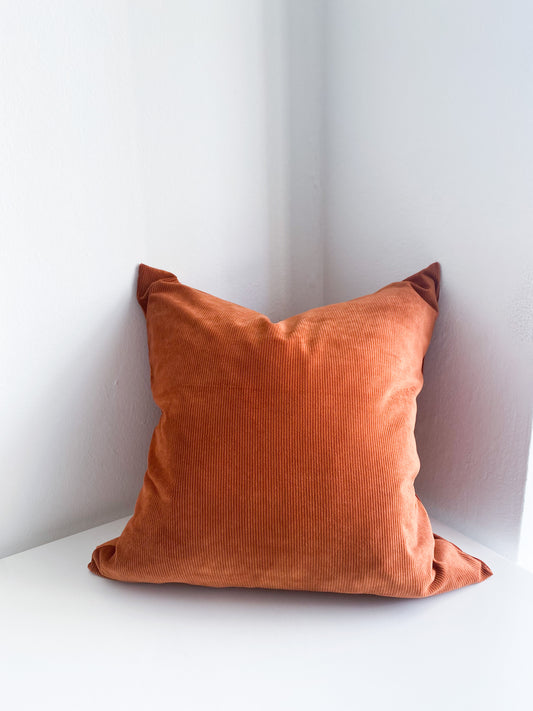 Terracotta Velvet Pillow